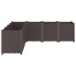 vidaXL Pflanzkübel Braun 160x160x53 cm PP vidaXL Pflanzkübel Braun 160x160x53 cm PP
