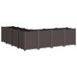 vidaXL Pflanzkübel Braun 160x160x53 cm PP vidaXL Pflanzkübel Braun 160x160x53 cm PP