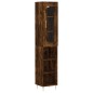 Highboard Räuchereiche 34,5x34x180 cm Holzwerkstoff Highboard Räuchereiche 34,5x34x180 cm Holzwerkstoff