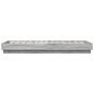 vidaXL Bettgestell LED Grau Sonoma-Eiche 100x200 cm vidaXL Bettgestell LED Grau Sonoma-Eiche 100x200 cm