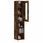 Highboard Räuchereiche 34,5x34x180 cm Holzwerkstoff Highboard Räuchereiche 34,5x34x180 cm Holzwerkstoff