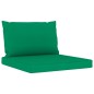 6-tlg. Garten-Lounge-Set mit Grünen Kissen 6-tlg. Garten-Lounge-Set mit Grünen Kissen