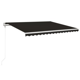 vidaXL Markise Automatisch Einziehbar 450x350 cm Anthrazit