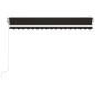 vidaXL Markise Automatisch Einziehbar 450x350 cm Anthrazit vidaXL Markise Automatisch Einziehbar 450x350 cm Anthrazit