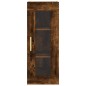 Highboard Räuchereiche 34,5x34x180 cm Holzwerkstoff Highboard Räuchereiche 34,5x34x180 cm Holzwerkstoff