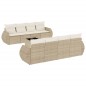 vidaXL 9-tlg. Garten-Sofagarnitur mit Kissen Beige Poly Rattan vidaXL 9-tlg. Garten-Sofagarnitur mit Kissen Beige Poly Rattan