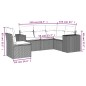 vidaXL 5-tlg. Garten-Sofagarnitur mit Kissen Beige Poly Rattan vidaXL 5-tlg. Garten-Sofagarnitur mit Kissen Beige Poly Rattan