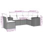 vidaXL 5-tlg. Garten-Sofagarnitur mit Kissen Schwarz Poly Rattan vidaXL 5-tlg. Garten-Sofagarnitur mit Kissen Schwarz Poly Rattan