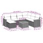 vidaXL 8-tlg. Garten-Sofagarnitur mit Kissen Beige Poly Rattan vidaXL 8-tlg. Garten-Sofagarnitur mit Kissen Beige Poly Rattan