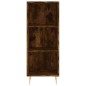 Highboard Räuchereiche 34,5x34x180 cm Holzwerkstoff Highboard Räuchereiche 34,5x34x180 cm Holzwerkstoff