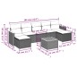 vidaXL 8-tlg. Garten-Sofagarnitur mit Kissen Schwarz Poly Rattan vidaXL 8-tlg. Garten-Sofagarnitur mit Kissen Schwarz Poly Rattan