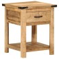 vidaXL Nachttisch 40x40x50 cm Massivholz Mango vidaXL Nachttisch 40x40x50 cm Massivholz Mango