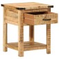 vidaXL Nachttisch 40x40x50 cm Massivholz Mango vidaXL Nachttisch 40x40x50 cm Massivholz Mango
