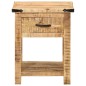 vidaXL Nachttisch 40x40x50 cm Massivholz Mango vidaXL Nachttisch 40x40x50 cm Massivholz Mango