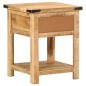 vidaXL Nachttisch 40x40x50 cm Massivholz Mango vidaXL Nachttisch 40x40x50 cm Massivholz Mango