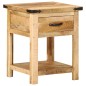 vidaXL Nachttisch 40x40x50 cm Massivholz Mango vidaXL Nachttisch 40x40x50 cm Massivholz Mango