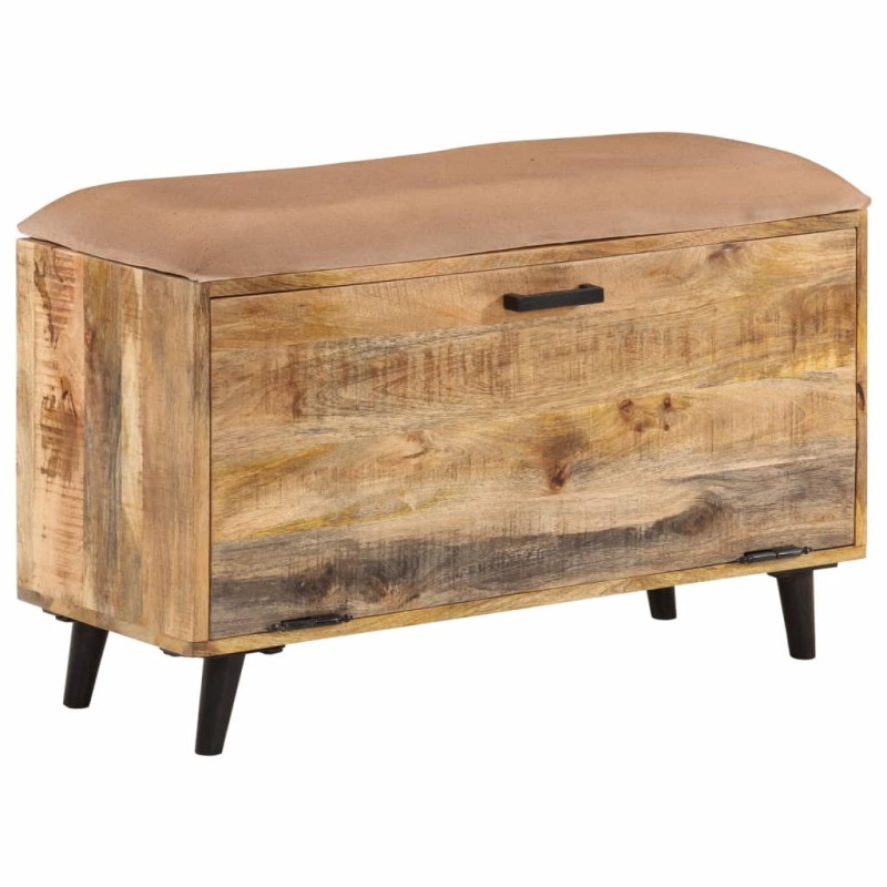 vidaXL Schuhbank 80x30x45 cm Massivholz Mango vidaXL Schuhbank 80x30x45 cm Massivholz Mango