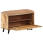 vidaXL Schuhbank 80x30x45 cm Massivholz Mango vidaXL Schuhbank 80x30x45 cm Massivholz Mango