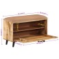 vidaXL Schuhbank 80x30x45 cm Massivholz Mango vidaXL Schuhbank 80x30x45 cm Massivholz Mango