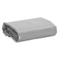 vidaXL Abdeckplane Grau 4x7 m 600 g/m² vidaXL Abdeckplane Grau 4x7 m 600 g/m²