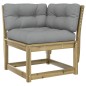 vidaXL 5-tlg. Garten-Sofagarnitur mit Kissen Kiefernholz Imprägniert vidaXL 5-tlg. Garten-Sofagarnitur mit Kissen Kiefernholz Imprägniert