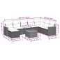 vidaXL 9-tlg. Garten-Sofagarnitur mit Kissen Beige Poly Rattan vidaXL 9-tlg. Garten-Sofagarnitur mit Kissen Beige Poly Rattan