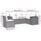 vidaXL 5-tlg. Garten-Sofagarnitur mit Kissen Beige Poly Rattan vidaXL 5-tlg. Garten-Sofagarnitur mit Kissen Beige Poly Rattan