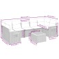 vidaXL 8-tlg. Garten-Sofagarnitur mit Kissen Schwarz Poly Rattan vidaXL 8-tlg. Garten-Sofagarnitur mit Kissen Schwarz Poly Rattan