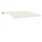 vidaXL Markise Automatisch Einziehbar 450x350 cm Creme vidaXL Markise Automatisch Einziehbar 450x350 cm Creme