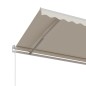 vidaXL Markise Automatisch Einziehbar 450x350 cm Creme vidaXL Markise Automatisch Einziehbar 450x350 cm Creme
