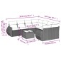 vidaXL 9-tlg. Garten-Sofagarnitur mit Kissen Beige Poly Rattan vidaXL 9-tlg. Garten-Sofagarnitur mit Kissen Beige Poly Rattan