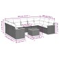 vidaXL 10-tlg. Garten-Sofagarnitur mit Kissen Beige Poly Rattan vidaXL 10-tlg. Garten-Sofagarnitur mit Kissen Beige Poly Rattan