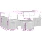 vidaXL 7-tlg. Garten-Sofagarnitur mit Kissen Beige Poly Rattan vidaXL 7-tlg. Garten-Sofagarnitur mit Kissen Beige Poly Rattan