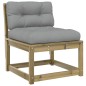 vidaXL 6-tlg. Garten-Sofagarnitur mit Kissen Kiefernholz Imprägniert vidaXL 6-tlg. Garten-Sofagarnitur mit Kissen Kiefernholz Imprägniert
