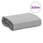 vidaXL Abdeckplane Grau 3x5 m 600 g/m² vidaXL Abdeckplane Grau 3x5 m 600 g/m²