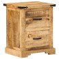 vidaXL Nachttisch 40x35x50 cm Massivholz Mango vidaXL Nachttisch 40x35x50 cm Massivholz Mango