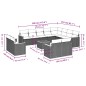 vidaXL 13-tlg. Garten-Sofagarnitur mit Kissen Beige Poly Rattan vidaXL 13-tlg. Garten-Sofagarnitur mit Kissen Beige Poly Rattan