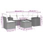 vidaXL 6-tlg. Garten-Sofagarnitur mit Kissen Beige Poly Rattan vidaXL 6-tlg. Garten-Sofagarnitur mit Kissen Beige Poly Rattan