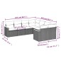 vidaXL 8-tlg. Garten-Sofagarnitur mit Kissen Beige Poly Rattan vidaXL 8-tlg. Garten-Sofagarnitur mit Kissen Beige Poly Rattan