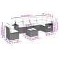 vidaXL 7-tlg. Garten-Sofagarnitur mit Kissen Beige Poly Rattan vidaXL 7-tlg. Garten-Sofagarnitur mit Kissen Beige Poly Rattan