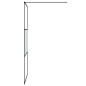 vidaXL Duschwand für Begehbare Dusche Schwarz 100x195 cm Halbmatt ESG vidaXL Duschwand für Begehbare Dusche Schwarz 100x195 cm Halbmatt ESG