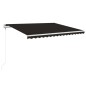 vidaXL Markise Automatisch Einziehbar 400x350 cm Anthrazit vidaXL Markise Automatisch Einziehbar 400x350 cm Anthrazit