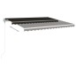 vidaXL Markise Automatisch Einziehbar 400x350 cm Anthrazit vidaXL Markise Automatisch Einziehbar 400x350 cm Anthrazit