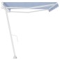 vidaXL Standmarkise Automatisch 500x300 cm Blau/Weiß vidaXL Standmarkise Automatisch 500x300 cm Blau/Weiß