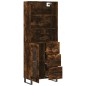 Highboard Räuchereiche 69,5x34x180 cm Holzwerkstoff Highboard Räuchereiche 69,5x34x180 cm Holzwerkstoff