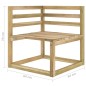 6-tlg. Garten-Lounge-Set mit Roten Kissen 6-tlg. Garten-Lounge-Set mit Roten Kissen