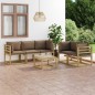 6-tlg. Garten-Lounge-Set mit Taupe Kissen 6-tlg. Garten-Lounge-Set mit Taupe Kissen