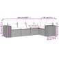 vidaXL 5-tlg. Garten-Sofagarnitur mit Kissen Schwarz Poly Rattan vidaXL 5-tlg. Garten-Sofagarnitur mit Kissen Schwarz Poly Rattan