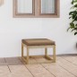 Gartenhocker mit Kissen Grün Imprägniertes Kiefernholz Gartenhocker mit Kissen Grün Imprägniertes Kiefernholz
