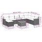 vidaXL 9-tlg. Garten-Sofagarnitur mit Kissen Beige Poly Rattan vidaXL 9-tlg. Garten-Sofagarnitur mit Kissen Beige Poly Rattan